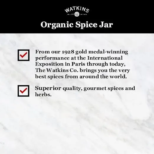 Watkins Gourmet Organic Spice Jar, Italian Seasoning, 1.1 Oz
