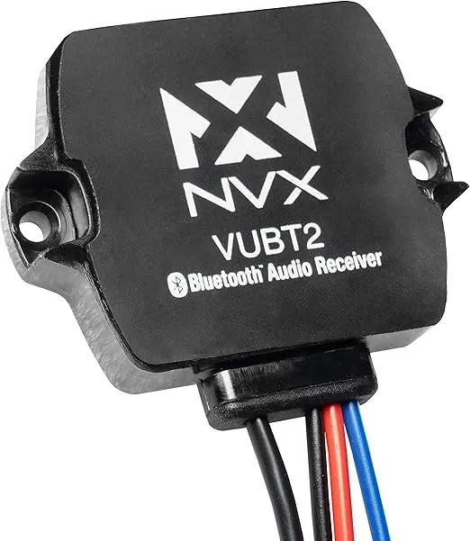 NVX Universal Waterproof Bluetooth 4.0 Audio Receiver for Marine/Boats/Cars/ATV [VUBT2]
