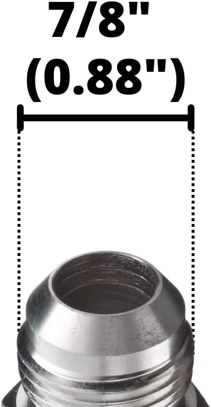 5/8" JIC Male x #10 SAE/ORB Male Corner/Elbow Hydraulic Adapter Fitting | 6801-10-10