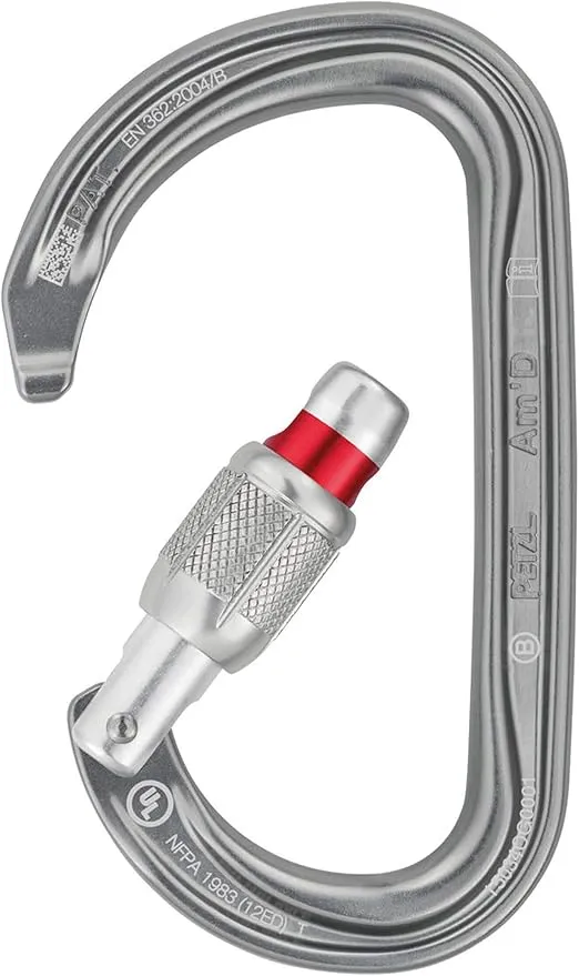 PETZL Omni Locking Carabiner, Screw-Lock