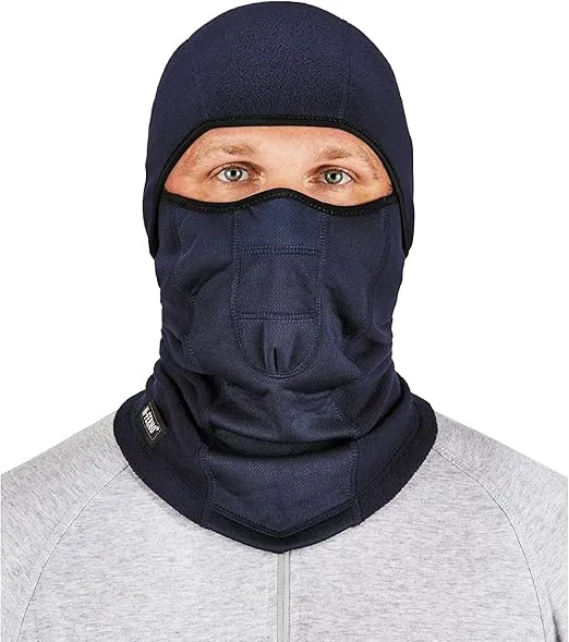 Ergodyne N-Ferno 6823 Balaclava Ski Mask, Wind-Resistant Face Mask, Hinged Design to Wear as Neck Gaiter