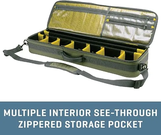 Allen Company Cottonwood Fly Fishing Rod & Gear Bag Case, Hold up to 4 Fishing Rods, Heavy-Duty Honeycomb Frame, Olive