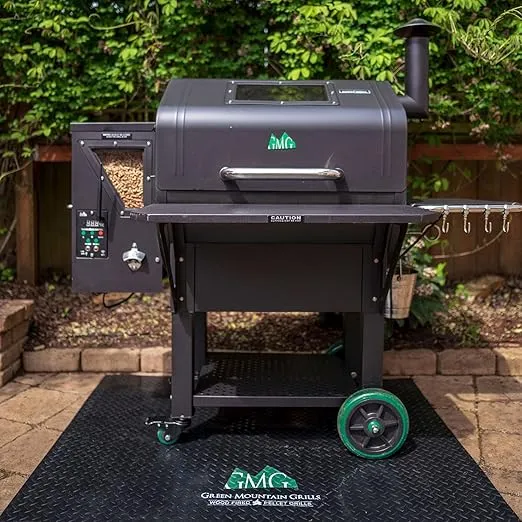 Green Mountain Grills GMG BBQ Grill Smoker Ultra-Durable Premium Floor Mat Deck Protector - GMG-4111