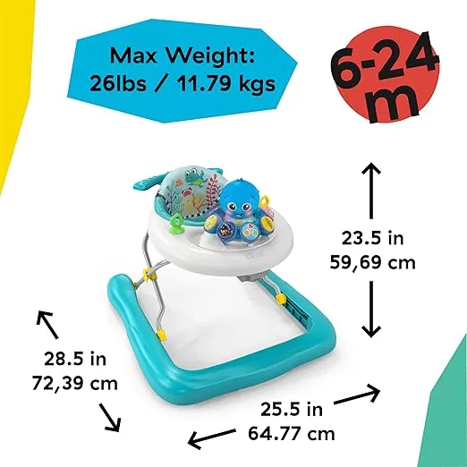 Baby Einstein Step & Twirl Opus 4-in-1 Activity Walker, Musical, for Infants Ages 6 to 24 Months
