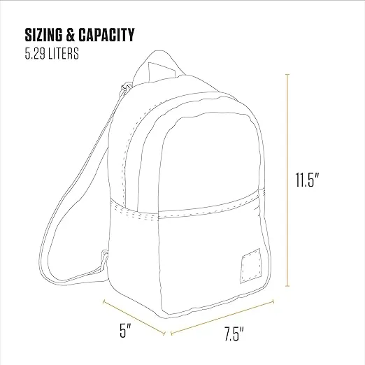 Carhartt Classic Mini, Durable, Water-Resistant Backpack with Adjustable Shoulder Straps, Tidal, One Size