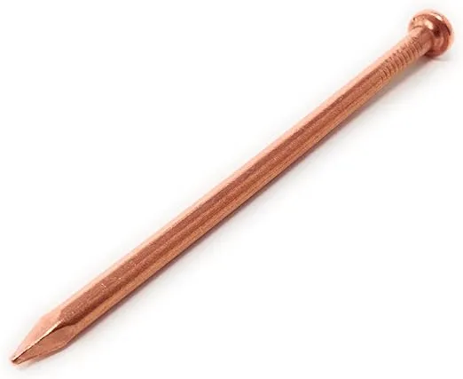4 Inch Copper Nails - Pack of 10 Solid Copper Nail Spikes