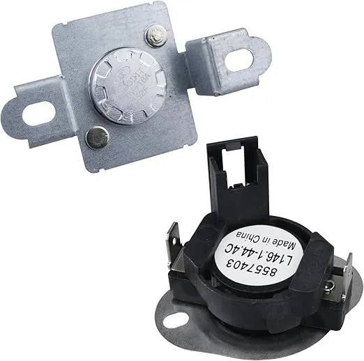 280148 Dryer Thermal Cut Off Kit Includes 8557403 Thermostat 8318314 Thermal Fuse Replacement Part Compatible with Whirlpool Dryers Replaces for 280148VP AP3874047 1175772 PS991443 EAP991443