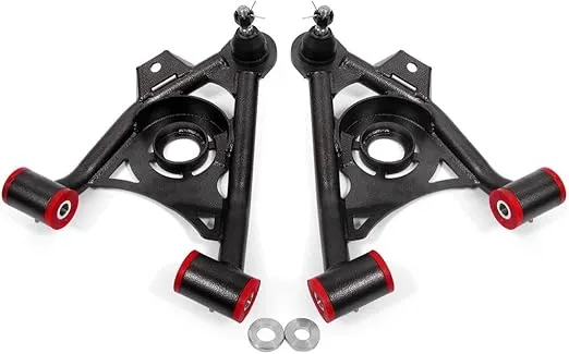 BMR Suspension AA034H Lower A-arms, Black Hammertone