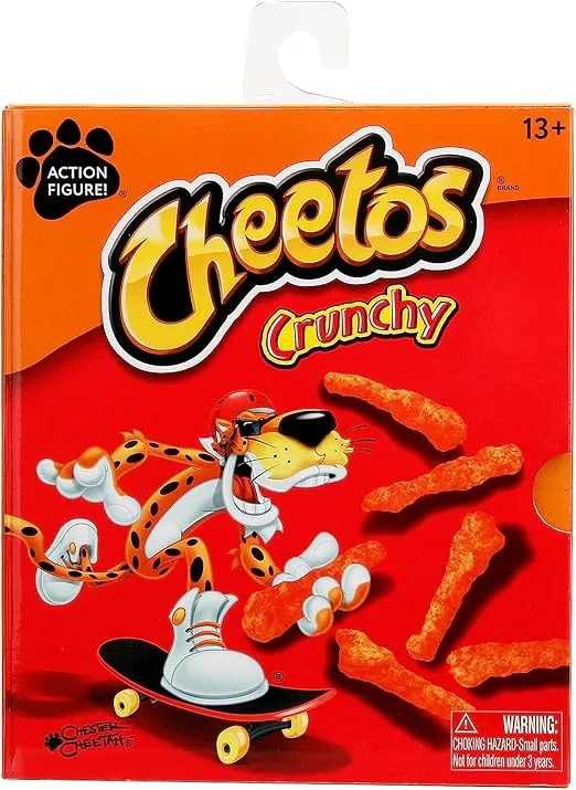 Cheetos 6" Chester Cheetah Action Figure, Toys for Kids and Adults