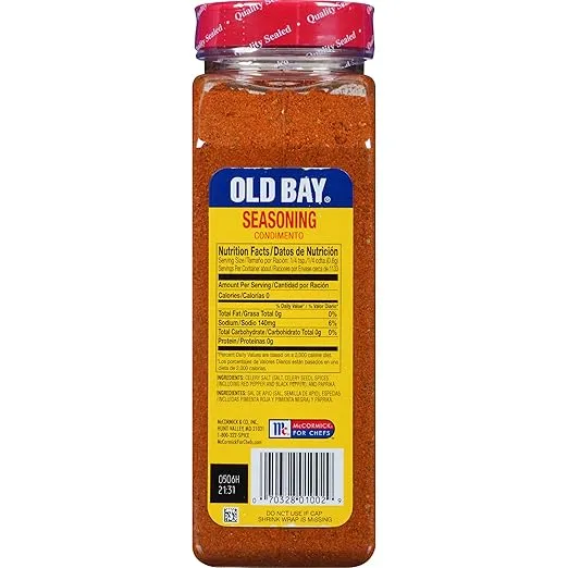 OLD BAY Seafood Seasoning, 24 oz Shaker