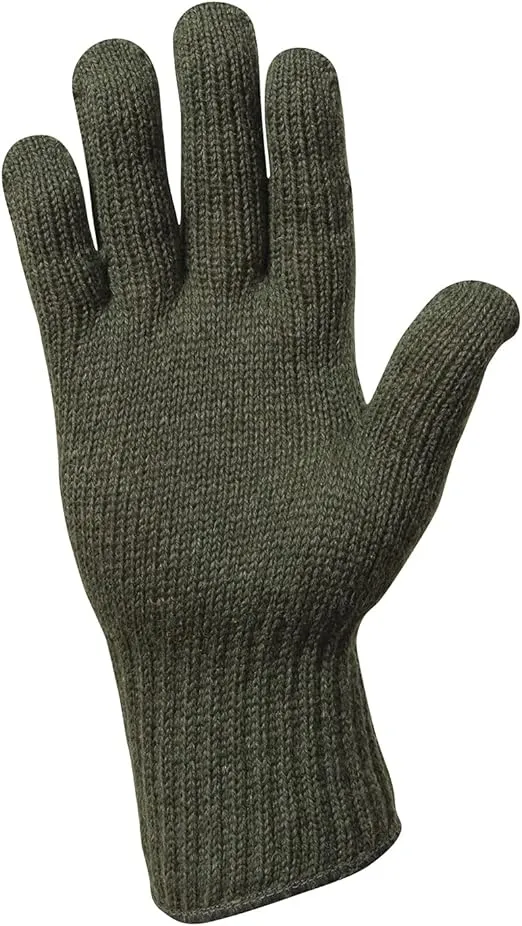 Rothco GI Wool/Nylon Glove Liners, Mil-Spec A-A-55119 USA Made Gloves