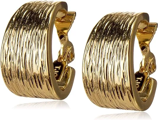 Anne Klein Clip Hoop Earrings