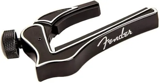 Fender Dragon Capo, Stocking Stuffers, Guitar Accessories, Black