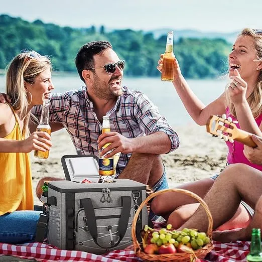 Maelstrom Soft Cooler Bag,Soft Sided Cooler,30/40 Cans Collapsible Cooler,Insulated Ice Chest,Large Leakproof Camping Cooler,Portable Travel Cooler for Kayaking,Beach