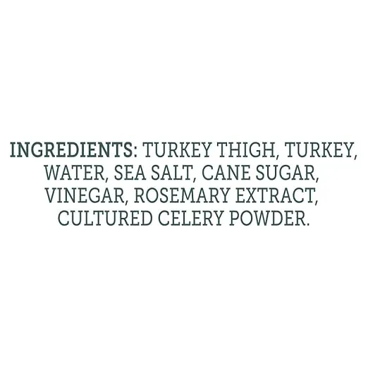 Godshall's 3oz Fully Cooked Uncured Turkey Bacon, 6PK