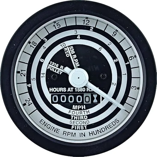 DB Electrical SSW0015 Tachometer Proofmeter Compatible with/Replacement for Ford 8N Tractor 50-52 / 8N17360A1 86520180