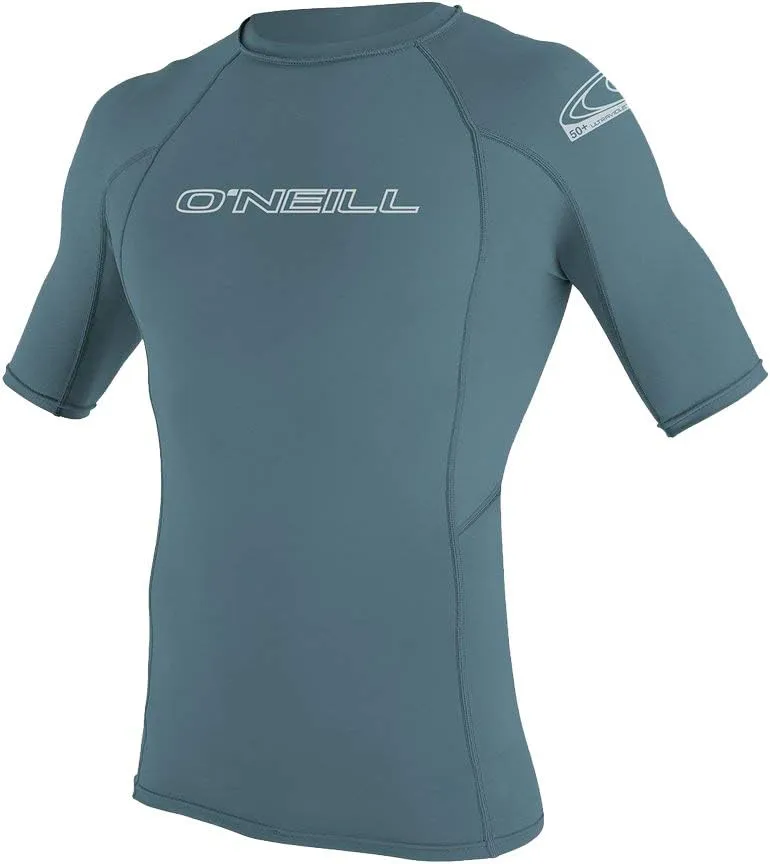 O'Neill Men's Basic Skins UPF 50+ Short Sleeve Rash Guard