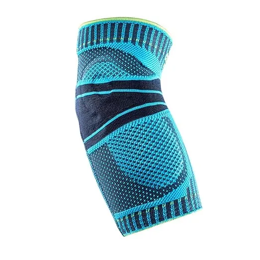 Bauerfeind Sports Elbow Support - Breathable Compression Elbow Brace - Contoured Pads for Inner and Outer Elbow Protection Against Joint Pressure - Air Knit Fabric Washable & Durable (Rivera, X-Small)