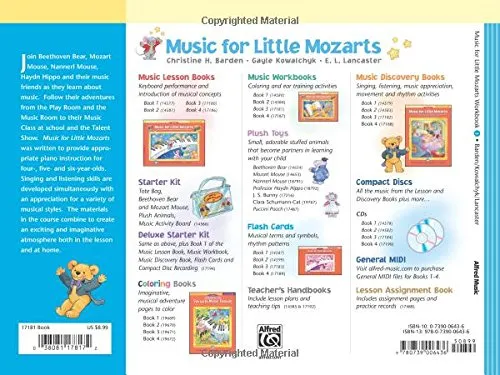 Music for Little Mozarts Music Workbook, Bk 3: Coloring and Ear Training Activities to Bring Out the Music in Every Young Child (Music for Little Mozarts, Bk 3)
