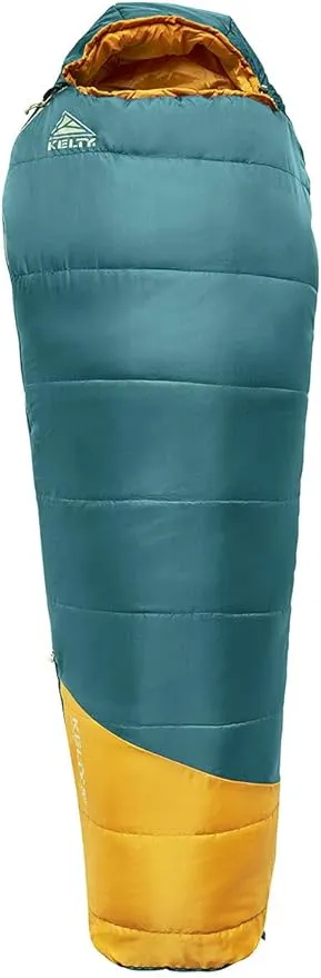 Kelty Kids Mistral 30 Degree CloudLoft Synthetic Insulated Sleeping Bag, Offset Quilt Construction, Large Footbox & More for Boys and Girls