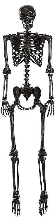 Crazy Bonez Black Pose-N-Stay Skeleton