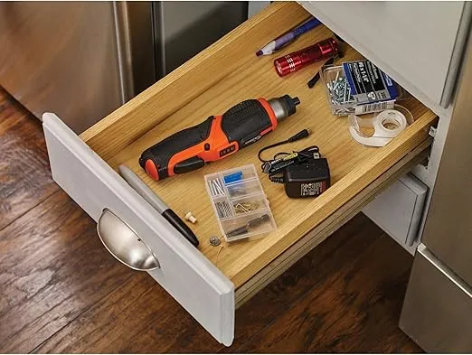 BLACK+DECKER 4V MAX* Cordless Screwdriver with Picture-Hanging Kit (BDCS40BI)