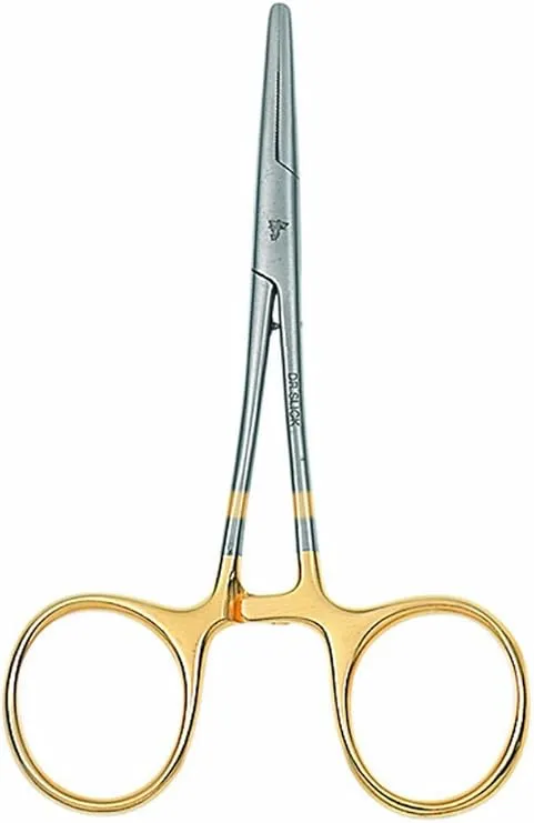 Dr. Slick Clamp, 6", Gold Loops, Straight