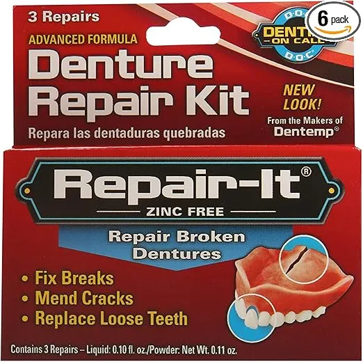 Repair-It Denture Repair Kit D-091 0.7 Ounces