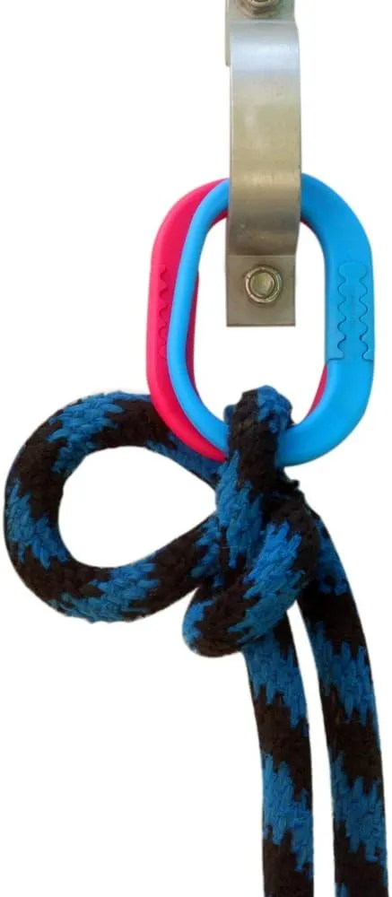 Injuries Preventing Horse Tether Tie - Portable, Versatile & Reusable Breakaway Horse Tie, Quick Release Under Heavy Pressure w/ 5 Loop Settings, Multi-Purpose Horse Clip (2 pcs Black)
