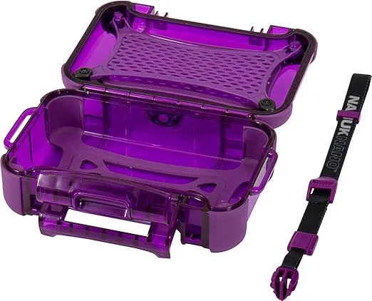 Nanuk 330-0013 Nano Series Waterproof Large Hard Case for Phones, Cameras and Electronics (Purple)