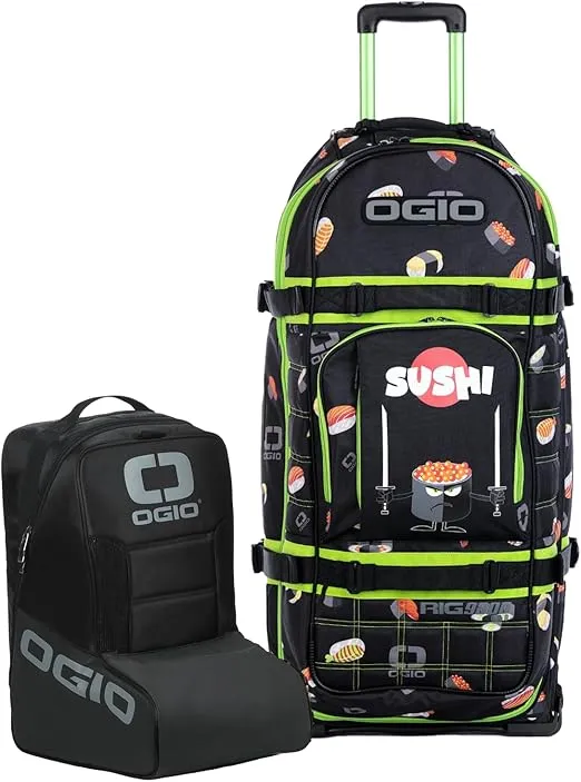 OGIO Rig 9800 Pro Wheeled Gear Bag With Boot Bag LE Sushi