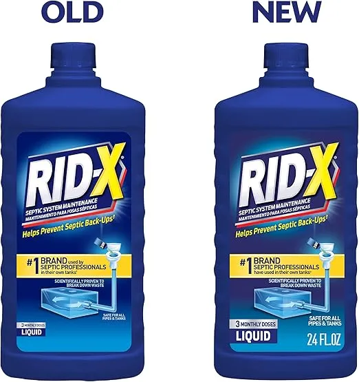 RID-X Septic Treatment, Septic Tank Treatment, 3 Month Supply Of Liquid, 24 fl oz