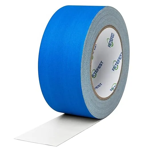 Gaffers Tape Blue Heavy Duty, 2" by 30 Yards, Professional Grade Gaffer Tape, Non-Reflective, No Residue, Hand Tear, Self-Adhesive, Multiple Purposes (Blue, 2 inches x 30 Yards)