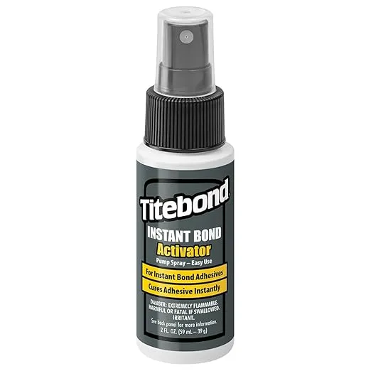 Titebond Franklin International 6311 Instant Glue Activator, 2-Ounce, 2 Oz, 2 Fl Oz