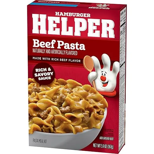 Hamburger Helper Beef Pasta, 5.9 Ounces, 12 per Case
