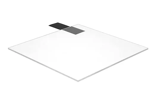Falken Design CL1-4/2436 Acrylic Clear Sheet, 24" Width, 36" Length, 1/4" Thick