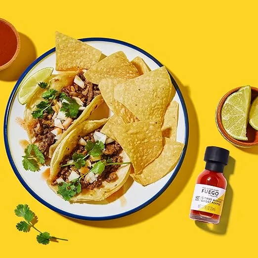 The Good Hurt Fuego by Thoughtfully, Hot Sauce Gift Set, Flavors Include Garlic Herb, Bacon Cayenne, Extreme Habanero, 3 Unique Ghost Pepper Hot Sauces and More, Set of 20