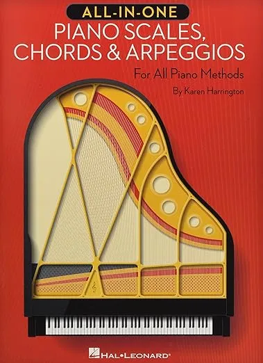 All-in-One Piano Scales, Chords & Arpeggios: For All Piano Methods