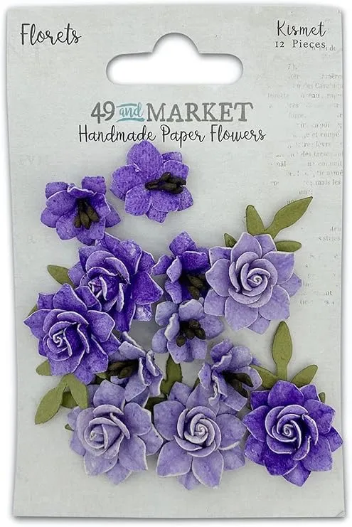 49 AND MARKET Kismet Florets Paper Flowers 12