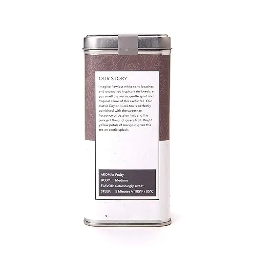 The Coffee Bean & Tea Leaf, Tea, Hand-Picked Tropical Passion, 20 Count Tin