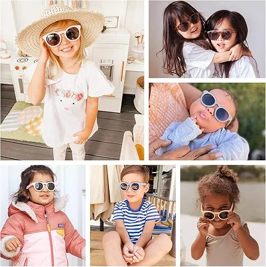 Real Shades Chill Unbreakable Kids Sunglasses - UV Protection Shatterproof Lens Flexible Frame Sunglasses for Kids Boys Girls
