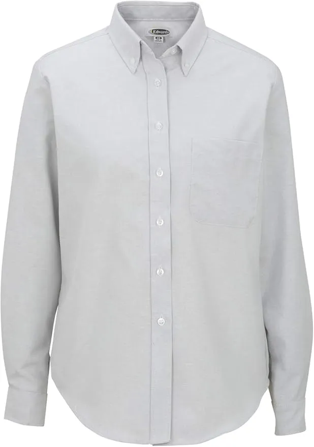 Edwards Ladies' Long Sleeve Oxford Shirt