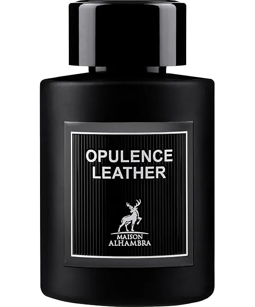 Maison Alhambra,Ámbar y Cuero 100ml Eau de Arabian Parfum Picante y Floral Fragante para Hombres