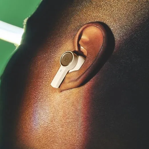 Bang & Olufsen Beoplay EX - Wireless Bluetooth Earphones with Microphone and Active Noise Cancelling, Waterproof, 20 Hours of Playtime