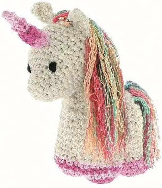 Unicorn Nora Yarn Kit W/Eco Barbante Yarn-Off White