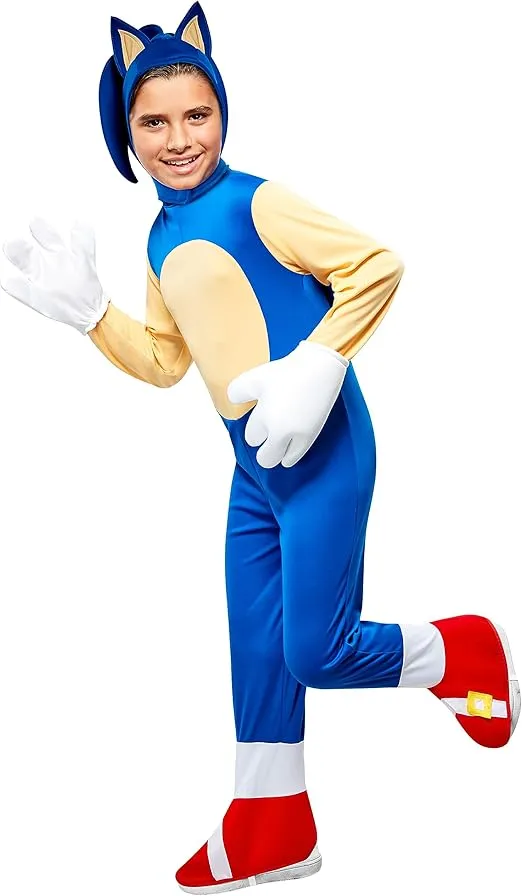 Rubies Child's Sonic Generations Sonic The Hedgehog Deluxe Costume, Medium