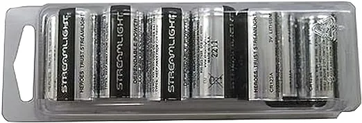 Streamlight 85177 CR123A Lithium Batteries, 12-Pack