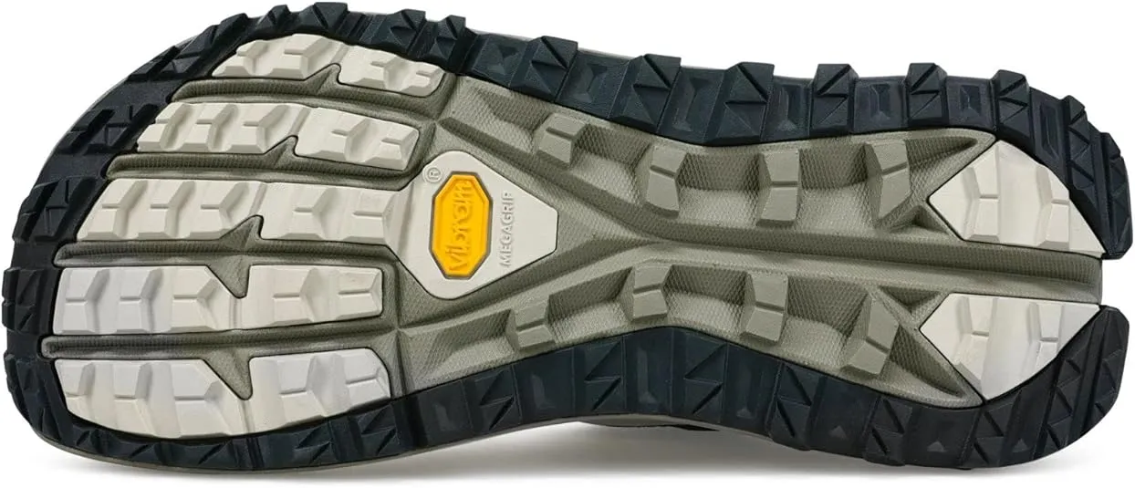 ALTRA Men's Olympus 5 Trail Running Shoe, Gray/Teal, 11.5