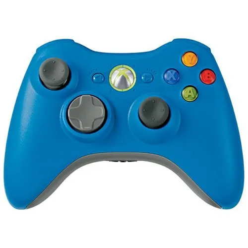 Xbox 360 Wireless Controller Blue (Renewed)
