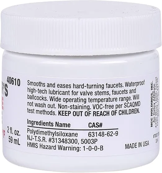Oatey 40610 Hercules Plumber's Silicone Grease